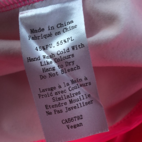 BNWT Hilary MacMillan hot pink PATENT TURTLENECK multiple sizes available - Picture 2 of 3